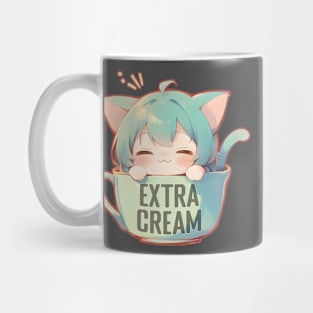 Anime Cup Cat Extra Cream Mug